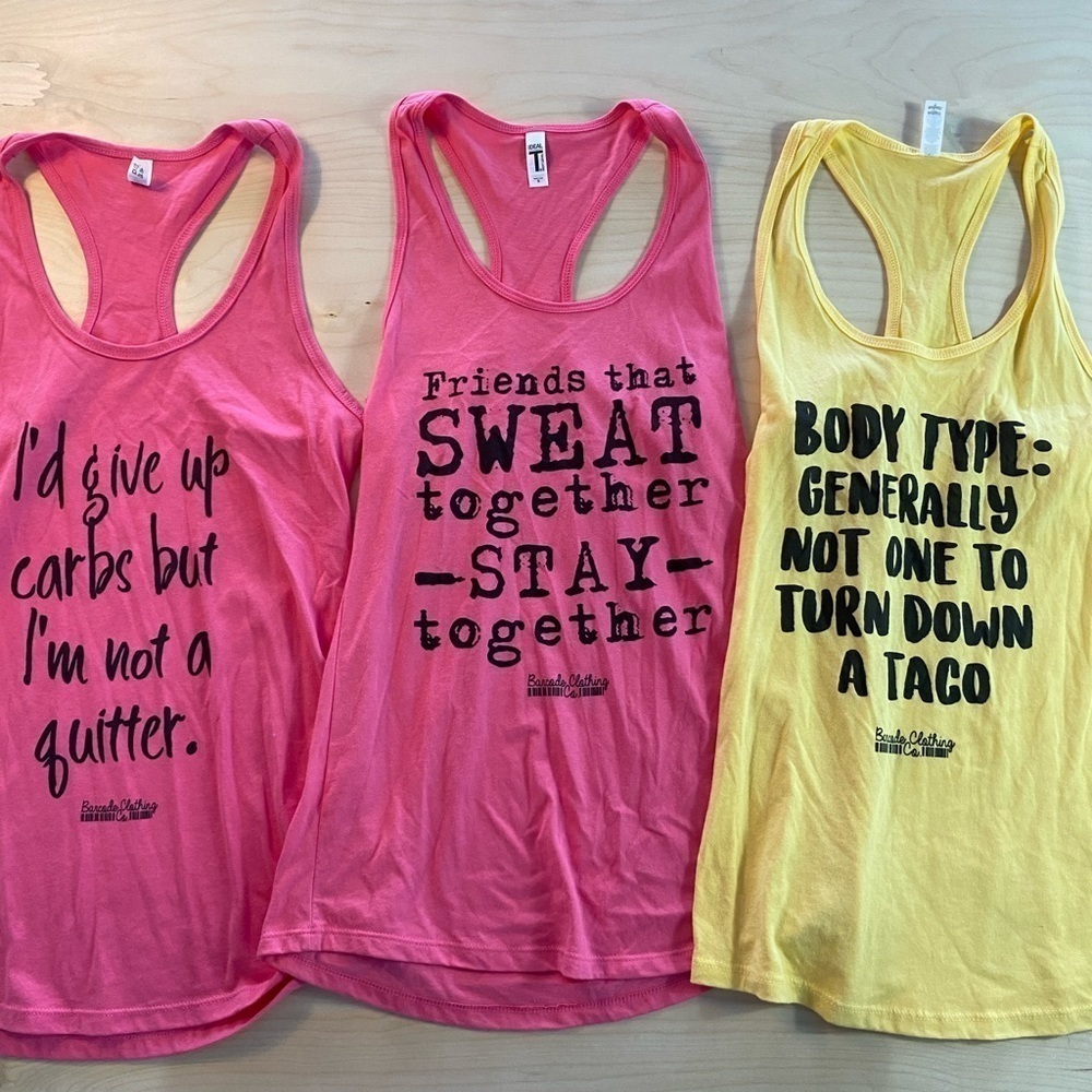 Lot of 3 Tank Tops size Small (ED)